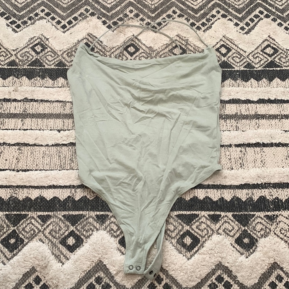 Cowl neck bodysuit